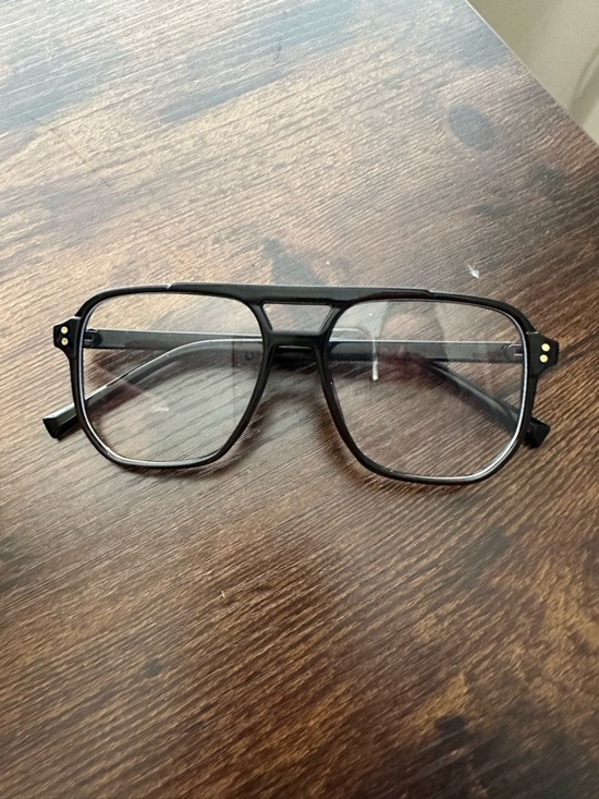 Accessories - Aviator-Style Black Eyeglass blue light glasses - like new